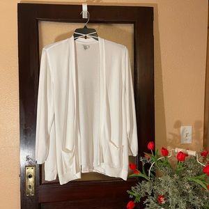 White Cardigan